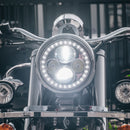 Stedi 7inch Iris Chrome LED Headlight - LEDMOTO-IRIS-7