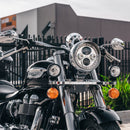 Stedi 7inch Iris Chrome LED Headlight - LEDMOTO-IRIS-7