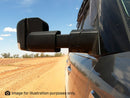 MSA Towing Mirrors Ford Everest-black. 2012-current. Black, Electric, Indicators TM1802