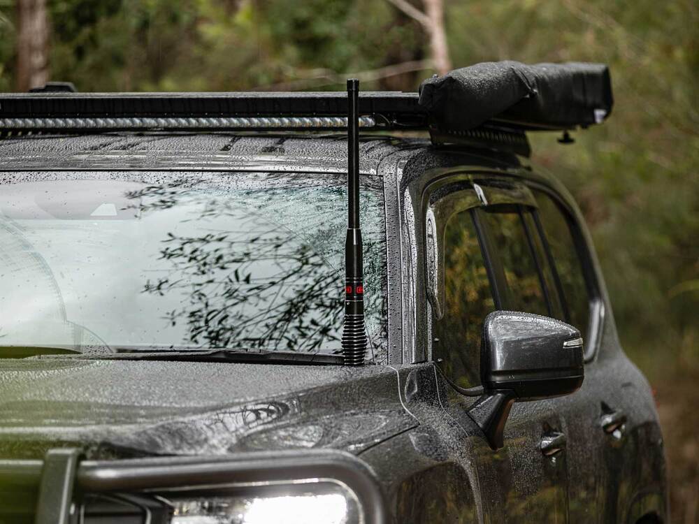 Bonnet Bike Racks Kaon Bonnet Hinge Aerial Mount to suit Toyota LandCruiser LC300 ...