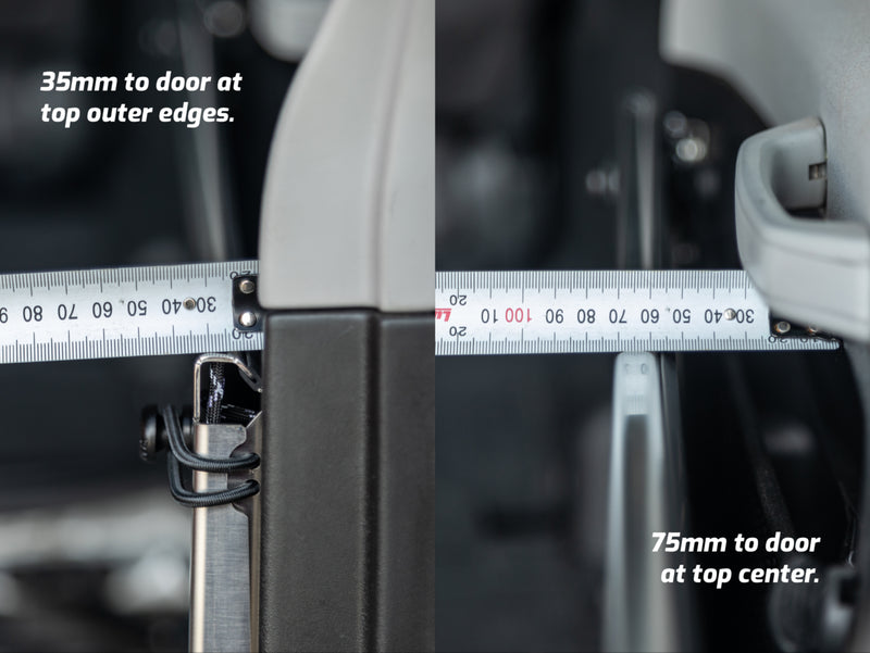 Kaon Rear Door Drop Down Table to suit Mitsubishi Pajero Gen 3 NM-NP - KS0481