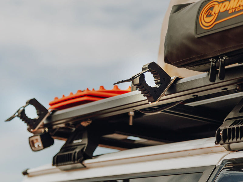 Kaon QuickFist Clamp Shovel Holder with Bracket to suit Rhino-Rack Pioneer Platform - KS0068