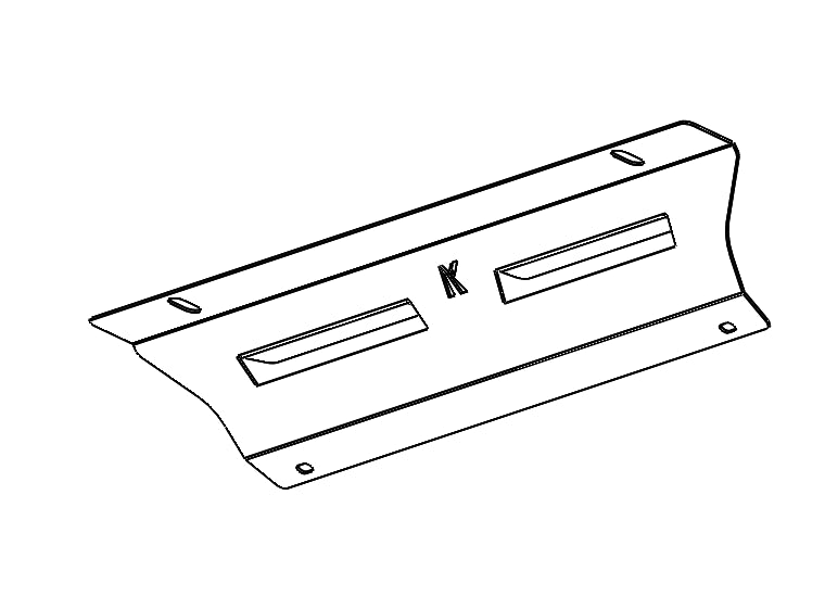 Kaon Splash Guard to suit Toyota FJ Cruiser Standard OEM Bumper - KS0004