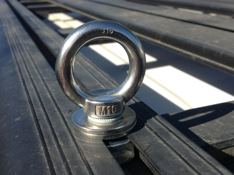 Kaon M10 Stainless Steel Eye Bolt Unistrut Tie Down Kit to suitÂ Rhino-Rack Pioneer Platform - KS0140