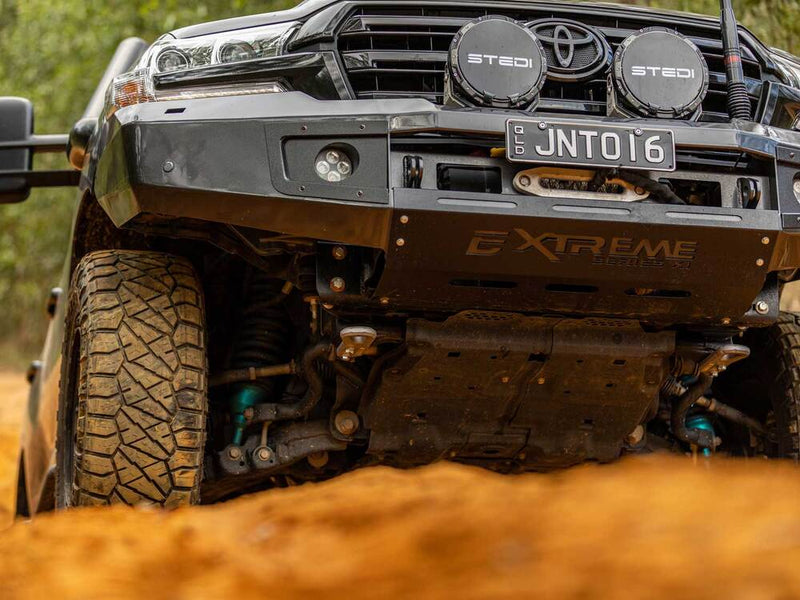 Kaon Recovery Tow Points to suit Toyota LandCruiser LC200 [Colour: Aramac Grey] - KS0328