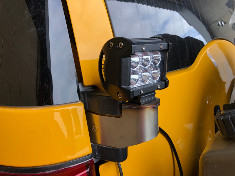 Kaon FJ Rear Hinge Aerial Light Mount to suit Toyota FJ Cruiser Bandi Style - KS0235
