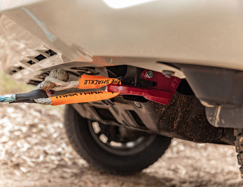 Kaon Recovery Tow Points to suit Toyota Prado 150 & FJ Cruiser [Colour: Tanami Red] - KS0549