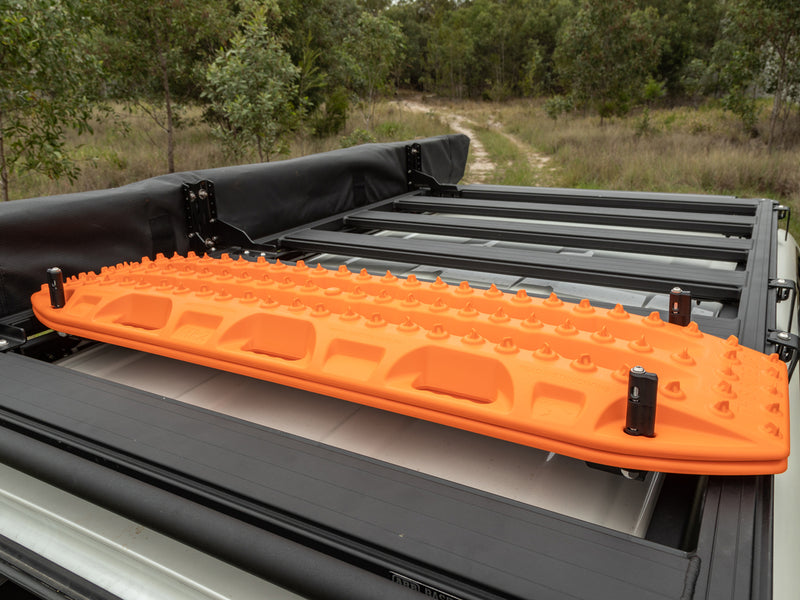 Kaon Stealth Folding Maxtrax Mounts to suit ARB BASE Rack [Type: East-West] - KS0416