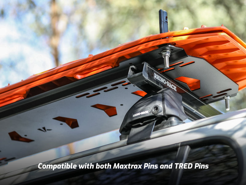 Kaon Maxtrax & TRED Mounting Board to suit Cross Bars [Option: No Pins] - KS0289
