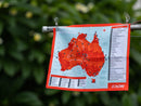 Kaon Microfibre Cloth 4x4 Touring Map of Australia - KS0347