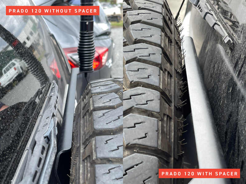 Kaon Rear Aerial Light Mount to suit Toyota Prado 120 & 150 / Lexus GX 460 & GX 470 - KS0064