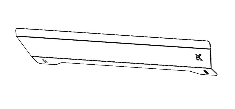 Kaon Splash Guard to suit Toyota FJ Cruiser TJM T13 Bull Bar - KS0002