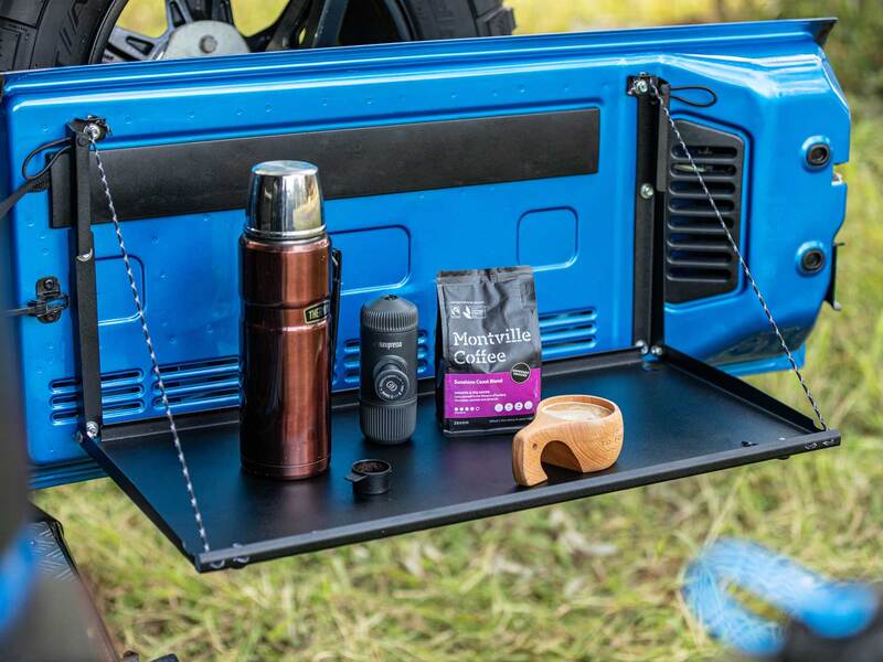 Kaon Rear Door Drop Down Table to suit Jeep Wrangler JK - KS0554