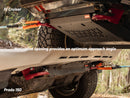 Kaon Recovery Tow Points to suit Toyota Prado 150 & FJ Cruiser [Colour: Tanami Red] - KS0549