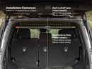 Kaon Standalone Rear Roof Shelf to suit Toyota LandCruiser LC300 (Type - Small Side Molle Panels) - KS0612