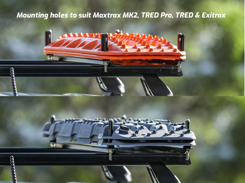 Kaon Maxtrax & TRED Mounting Board to suit Cross Bars [Option: No Pins] - KS0289
