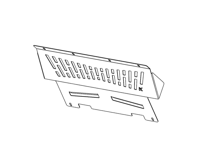 Kaon Vented Splash Guard to suit Toyota Prado 150 with ARB Bull Bar [Tab Size: No Tab] - KS0279