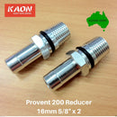Kaon Provent 200 Reducer Adaptor Pair 16mm, Mann Hummel Catch Can - Toyota Prado Hilux D4D - KS0107