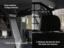 Kaon Light Cargo & Pet Barrier to suit Toyota LandCruiser LC300 (KS0587)