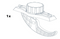 Yakima Replacement EasyTrip Mount Hardware x1 9897001