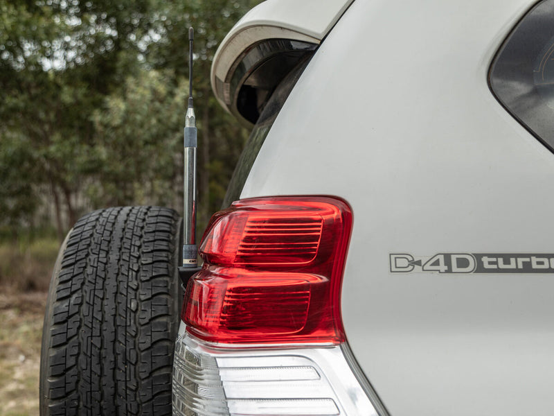 Kaon Rear Hinge Aerial Mount to suit Toyota Prado 150 / GX 460 [Option: Standard Rear Door] - KS0466