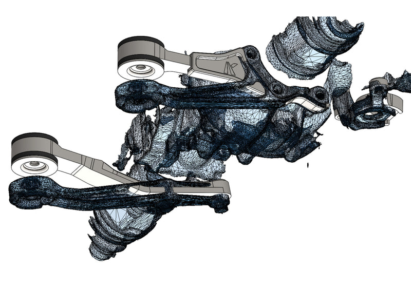 Kaon Front Arm Style Diff Drop Kit to suit Toyota HiLux N80, N70 & Fortuner - KS0429