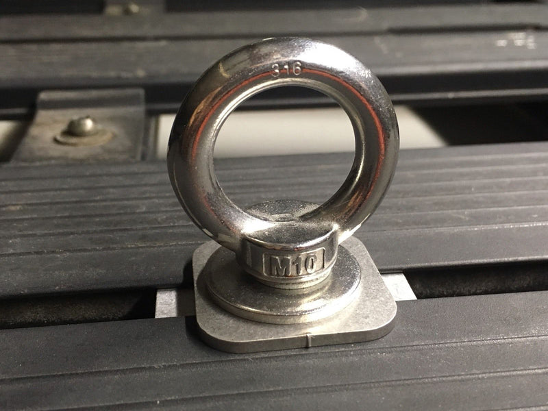 Kaon M10 Stainless Steel Eye Bolt Tie Down Kit to suitÂ Rhino-Rack Pioneer Platform - KS0503