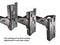 Kaon Universal 270 Degree Awning Bracket Set to suit Cross Bars & Platform Racks (KS0465)