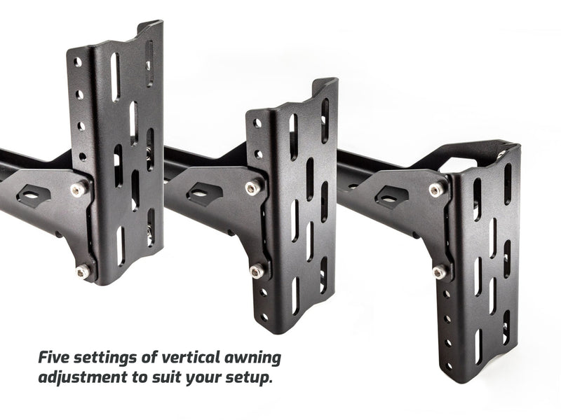 Kaon Universal 270 Degree Awning Bracket Set to suit Cross Bars & Platform Racks (KS0465)