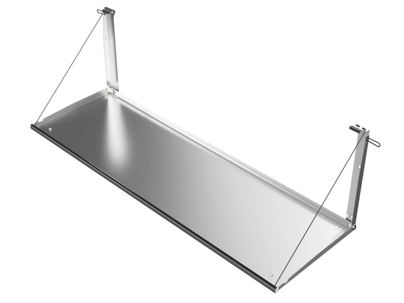 Kaon Rear Door Drop Down Table to suit Toyota Prado 120 / Lexus GX 470 [Colour: Natural Stainless] - KS0052