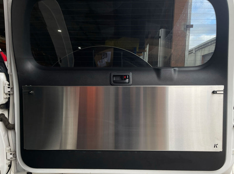 Kaon Rear Door Drop Down Table to suit Toyota Prado 150 / Lexus GX 460 [Colour: Natural Stainless] - KS0053