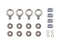 Kaon M10 Stainless Steel Eye Bolt Unistrut Tie Down Kit to suitÂ Rhino-Rack Pioneer Platform - KS0140