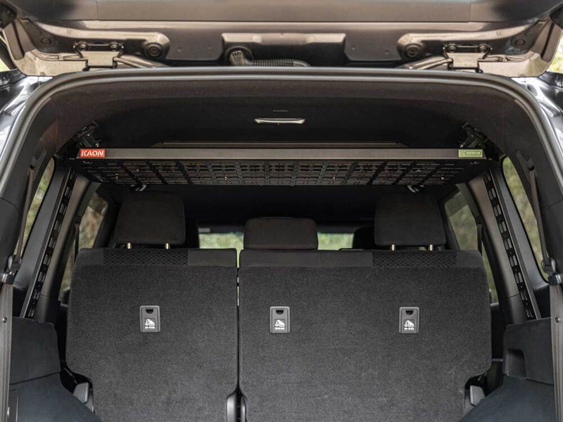 Kaon Standalone Rear Roof Shelf to suit Toyota LandCruiser LC300 (Type - Small Side Molle Panels) - KS0612