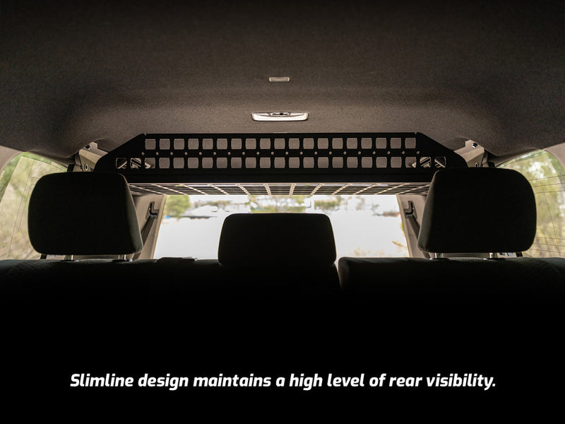 Kaon Standalone Rear Roof Shelf to suit Toyota LandCruiser LC300 (Type - Small Side Molle Panels) - KS0612