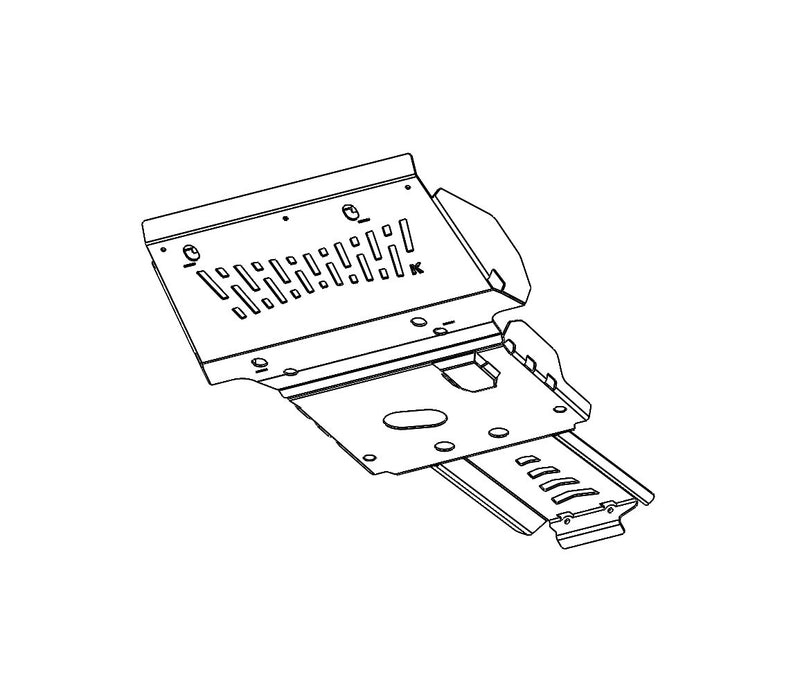 Kaon Front, Sump & Transmission Underbody Guards to suit Toyota Prado 150 Diesel DIFF DROP - KS0225