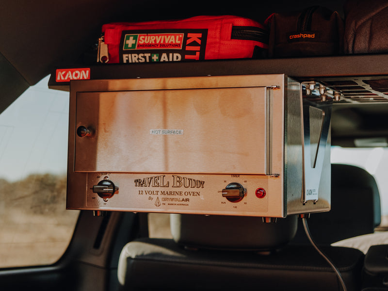 Kaon Travel Oven Mounting Brackets to suit Travel Buddy, Road Chef, KickAss & Tentworld Outback Ovens - KS0155