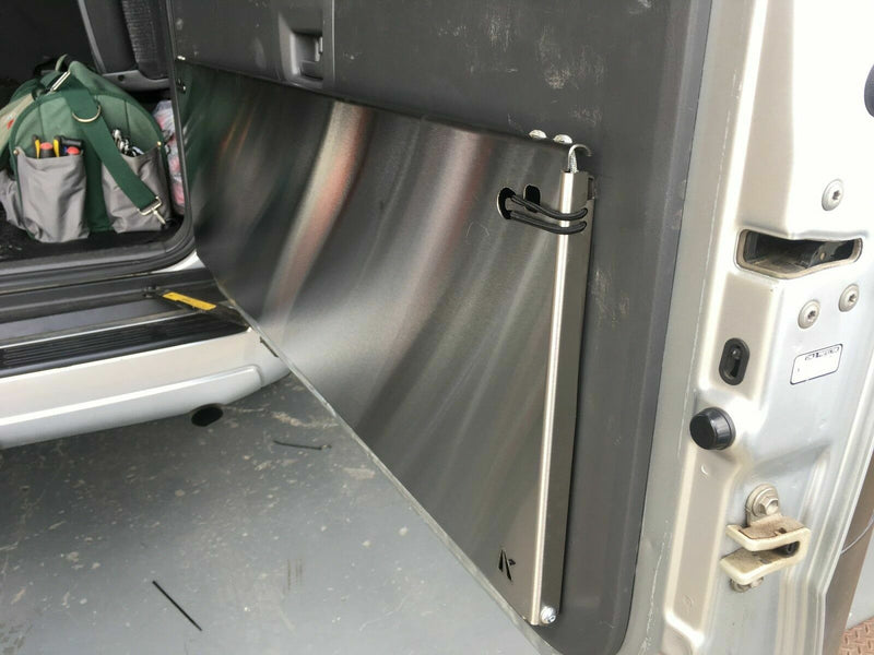 Kaon Rear Door Drop Down Table to suit Toyota Prado 120 / Lexus GX 470 [Colour: Natural Stainless] - KS0052