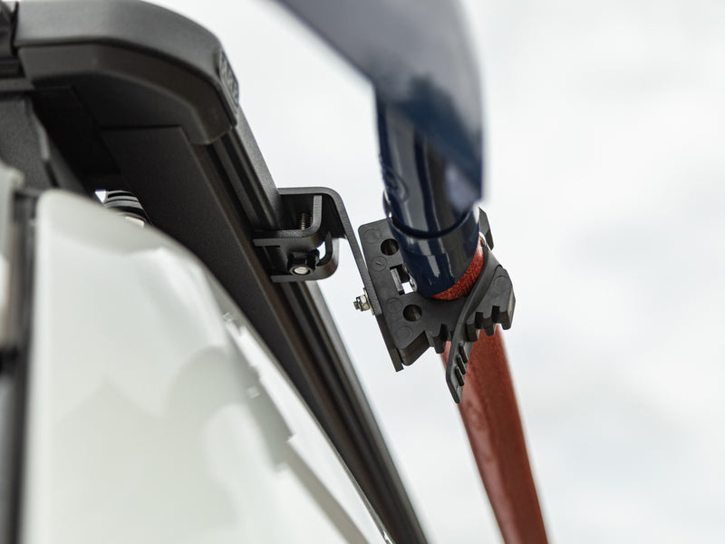 Kaon Shovel Holder Mounting Bracket to suit ARB BASE Rack [Option: Brackets Only] - KS0374