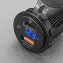 Stedi USB C Volt Meter Flush Mount - DUALUSB-SOCKET