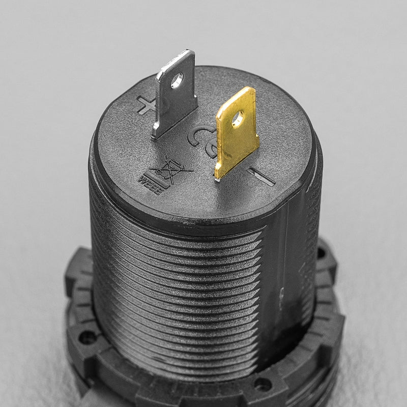 Stedi USB C Volt Meter Flush Mount - DUALUSB-SOCKET