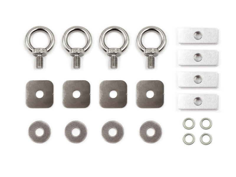 Kaon M10 Stainless Steel Eye Bolt Tie Down Kit to suitÂ Rhino-Rack Pioneer Platform - KS0503