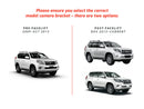 Kaon Reversing Camera Relocation Bracket to suit Toyota Prado 150 [Options: 2009-Oct 2013] - KS0354