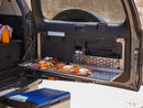 Kaon Rear Door Drop Down Table and Cage to suit Toyota Prado 150 / Lexus GX 460 [Colour: Natural Stainless] - KS0358
