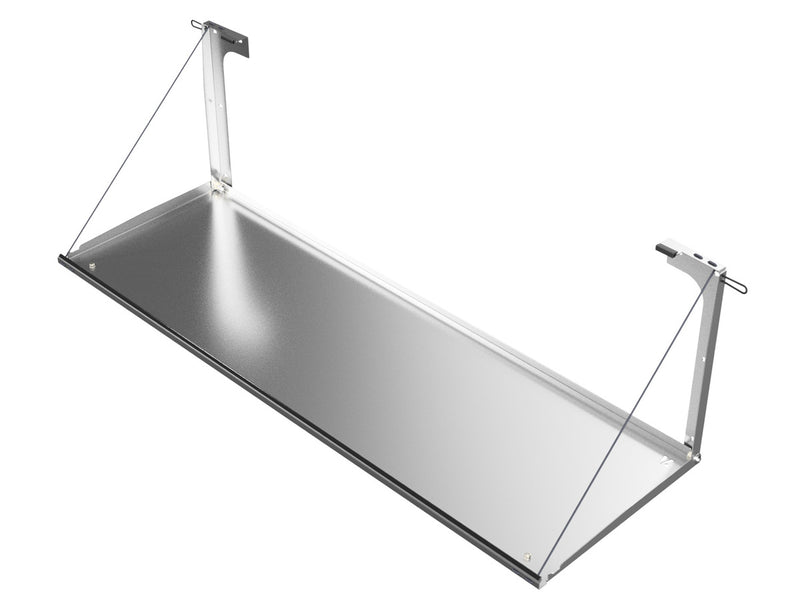 Kaon Rear Door Drop Down Table to suit Toyota Prado 150 / Lexus GX 460 [Colour: Natural Stainless] - KS0053