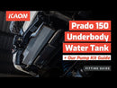 Kaon 30L Stainless Steel Underbody Water Tank to suit Toyota Prado 150 [Without Pump Kit] - KS0163