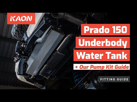 Kaon 30L Stainless Steel Underbody Water Tank to suit Toyota Prado 150 [Without Pump Kit] - KS0163
