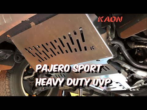 Kaon Front, Sump & Transmission Underbody Guards to suit Mitsubishi Pajero Sport QE/QF & Triton MQ/MR - KS0165