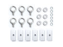 Kaon M8 Stainless Steel Eye Bolt Tie Down Kit Rhino Pioneer Platform Rack [Qty: 6] - KS0071