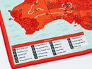 Kaon Microfibre Cloth 4x4 Touring Map of Australia - KS0347