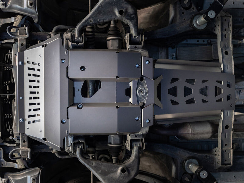 Kaon Front, Sump and Transmission Underbody Guards to suit Toyota HiLux N70 [Arm-Style Diff Drop] - KS0552